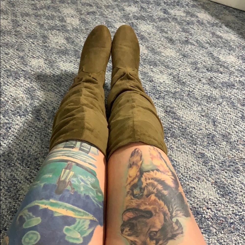 Room of Fashion Over The Knee Boots (Brown)
